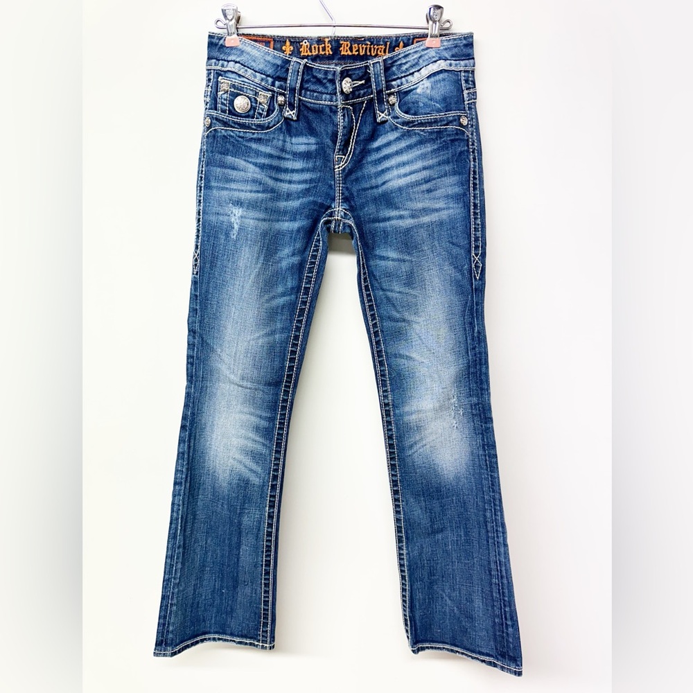 Rock Revival Jen Boot Jean Size 28